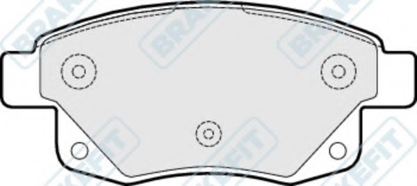 APEC braking PD3095 Brake Pad Set, disc brake